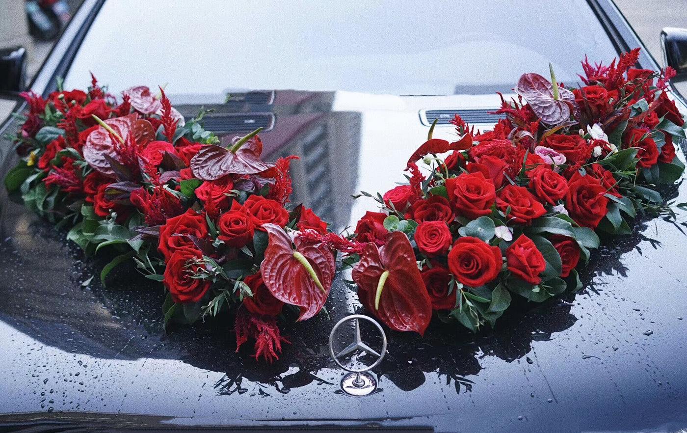 婚車花藝裝飾 WCD-012