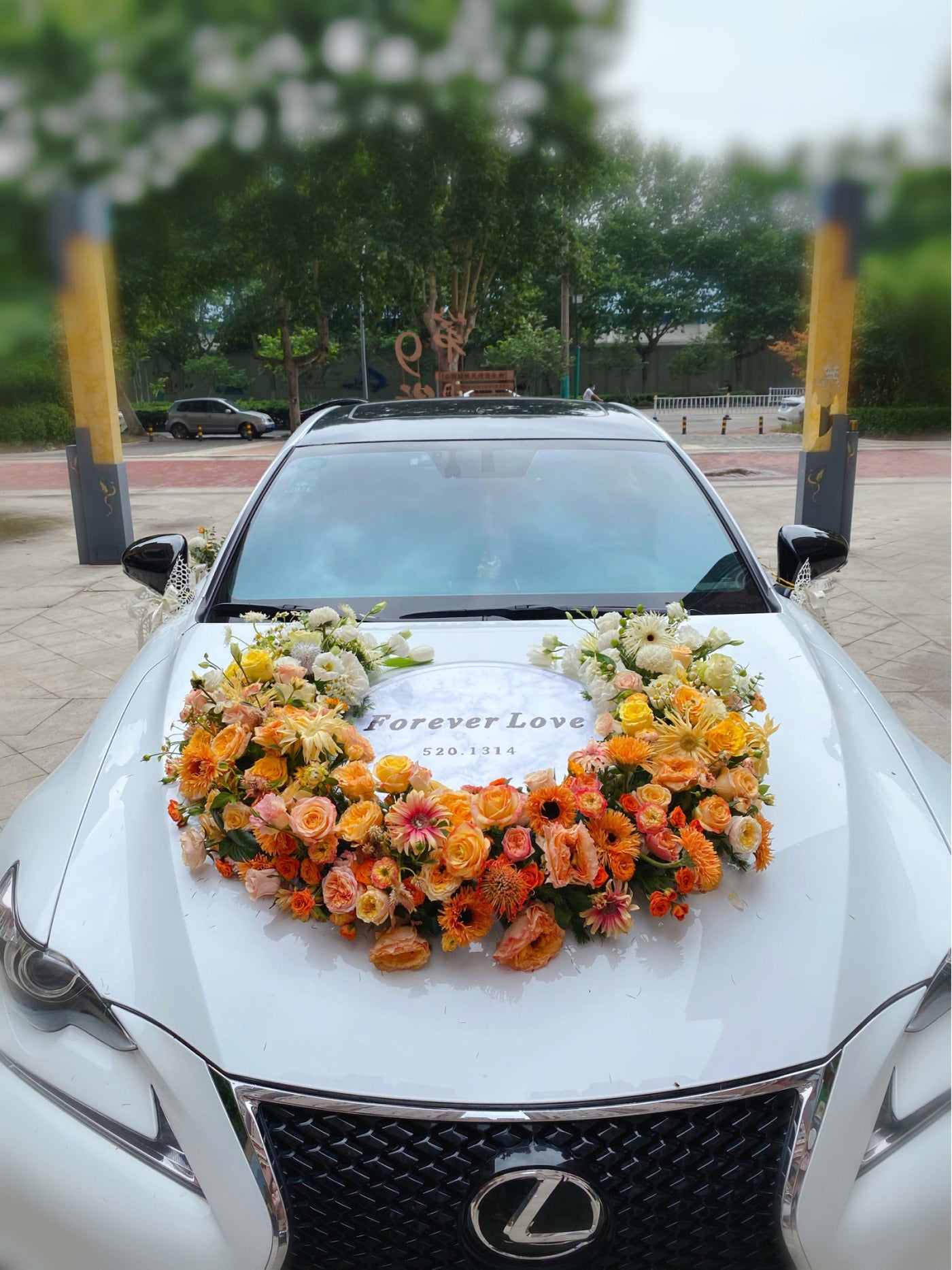 婚車花藝裝飾 WCD-046