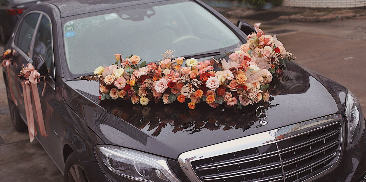婚車花藝裝飾 WCD-054